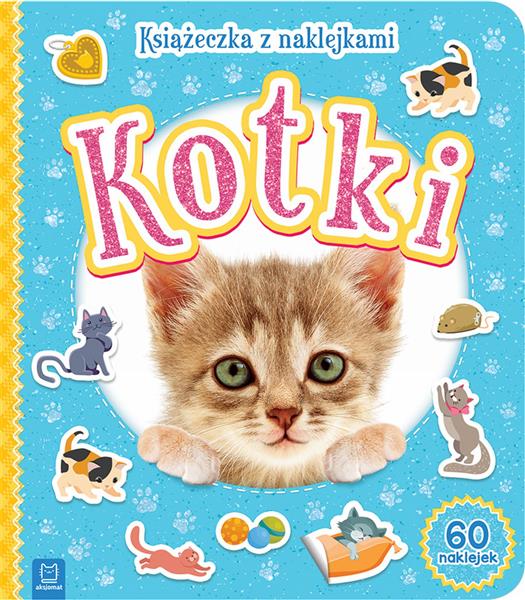 KSIĄŻECZKA Z NAKLEJKAMI. KOTKI