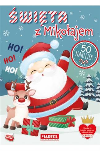 Święta z Mikołajem z naklejkami