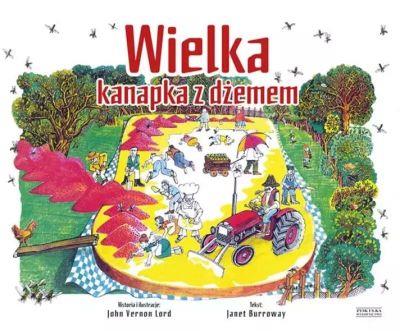 Wielka kanapka z dżemem