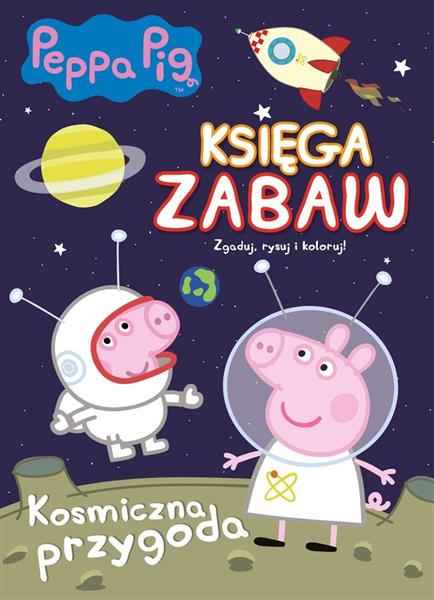 ŚWINKA PEPPA- KSIĘGA ZABAW- KOSMICZNA