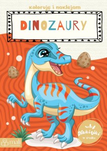 Koloruję i naklejam dinozaury