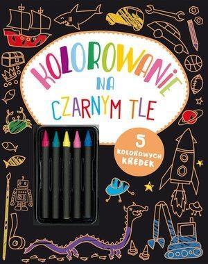 KOLOROWANIE NA CZARNYM TLE