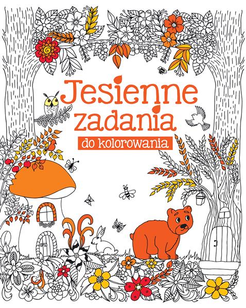 JESIENNE ZADANIA DO KOLOROWANIA