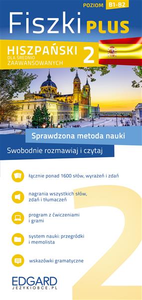 HISZPAŃSKI. FISZKI PLUS DLA ŚREDNIO ZAAWANSOWANYCH