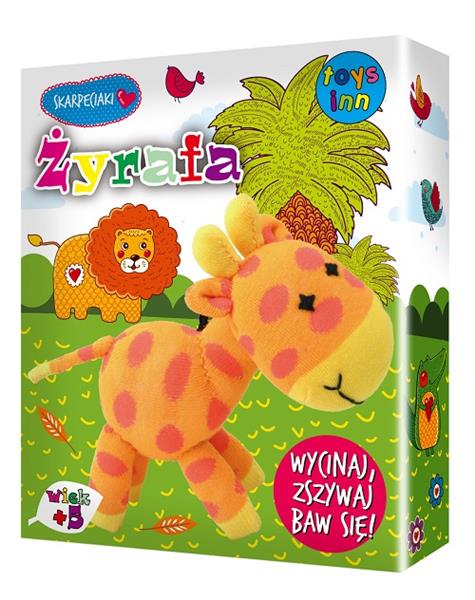 SKARPETKOWE ZWIERZAKI ŻYRAFA STNUX