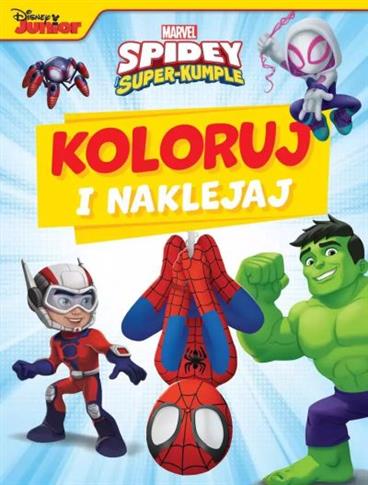 KOLORUJ I NAKLEJAJ. MARVEL SPIDEY I SUPER-KUMPLE