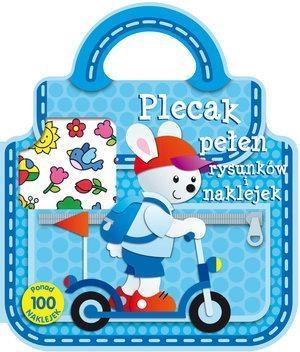 PLECAK PEŁEN RYSUNKÓW I NAKLEJEK