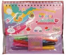 KSIĄŻECZKA Z KREATYWNYMI NAKLEJKAMI KAYET 3+