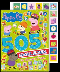 Na dworze z Peppą. Świnka Peppa. 505 naklejek