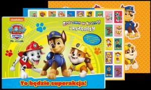 Co za akcja!. Psi Patrol. Zabawa w kolory i kształty