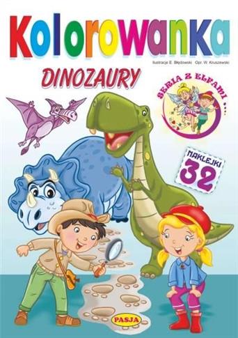 KOLOROWANKA DINOZAURY
