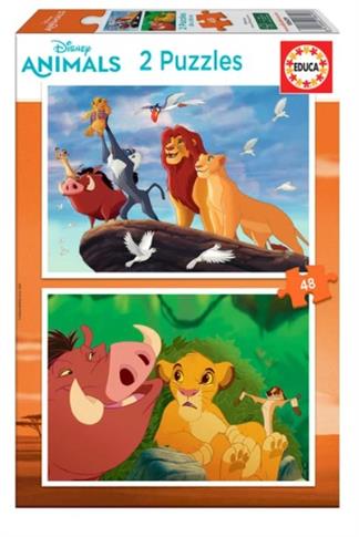 Educa, puzzle, Disney, Król Lew, 2x48 el.