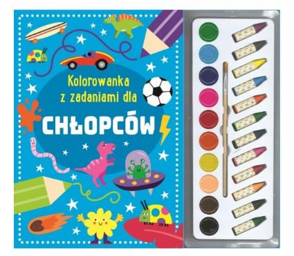 KOLOROWANKA Z ZADANIAMI DLA CHŁOPCÓW