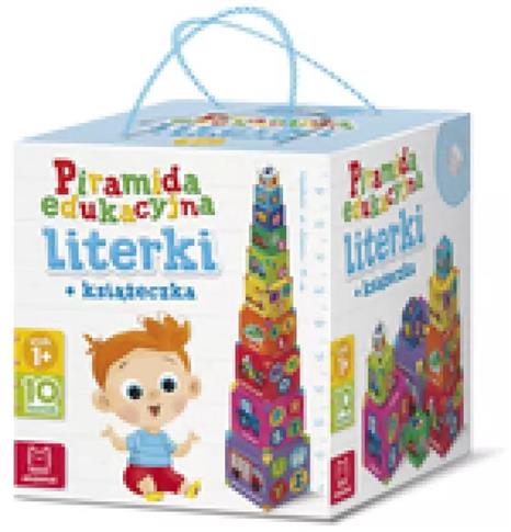 Piramida edukacyjna. Literki + książeczka (od 1 ro