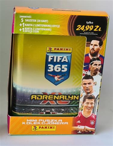 NOWA ORYGINAŁ PUSZKA MINI ADRENALYN FIFA 365 2021