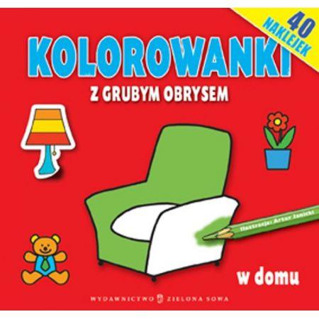 KOLOROWANKA Z GR. OBRYSEM W DOMU