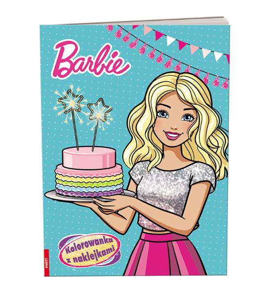 BARBIE. KOLOROWANKA Z NAKLEJKAMI