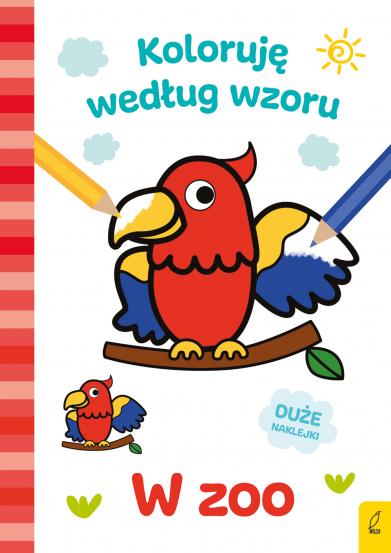 KOLORUJĘ WEDŁUG WZORU. W ZOO