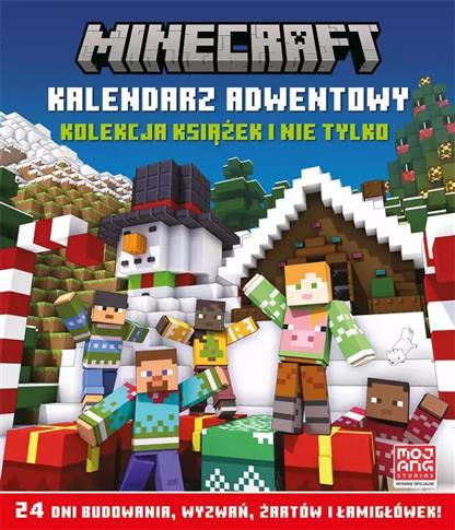 Minecraft. Kalendarz adwentowy. Kolekcja książek i
