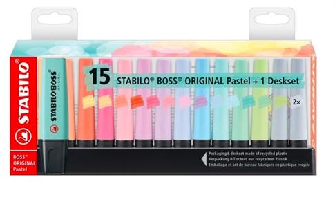 Stabilo, Zakreślacze Stabilo Boss Original Pastel,