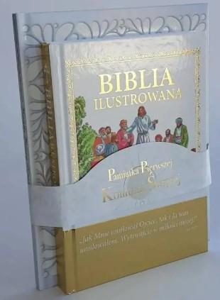 PAKIET: BIBLIA ILUSTROWANA DLA DZIECI + PAMIĄTKA P