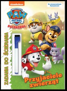 Przyjaciele zwierząt. Psi Patrol. Zadania do ścierania