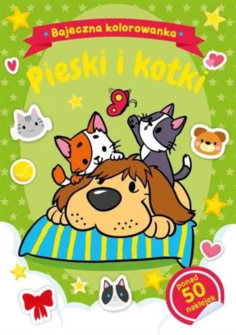 BAJECZNA KIOLOROWANKA PIESKI I KOTKI