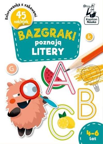BAZGRAKI POZNAJĄ LITERY 4-6 LAT