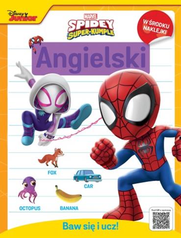 Baw się i ucz! Angielski. Marvel Spidey