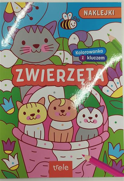 KOLOROWANKA Z KLUCZEM ZWIERZĘTA