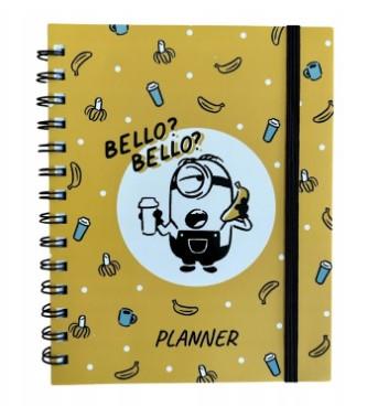NOTES PLANER TYGODNIOWY Z NAKLEJKAMI MINIONKI
