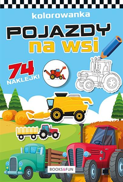 POJAZDY NA WSI NAKLEJKI