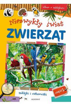 Niezwykły świat zwierząt część 1 album z naklejkam