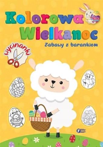 Kolorowa Wielkanoc Zabawy z barankiem