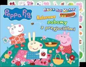 Kolorowe zabawy z przyjaciółmi. Świnka Peppa. Czas na kolor