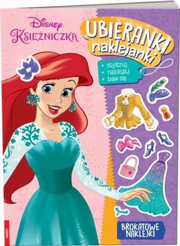 Disney księżniczka. Ubieranki naklejanki