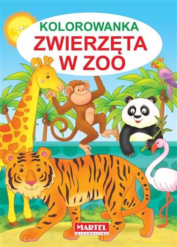 Kolorowanka. Zwierzęta w ZOOKolorowanka. Zwierzęta
