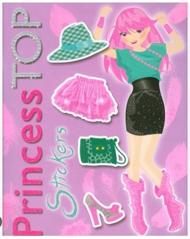 PRINCESS TOP. STICKERS