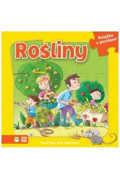 Książka z puzzlami. Rośliny. ZIELONA SOWA