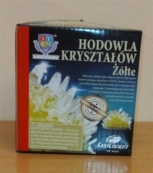 HODOWLA KRYSZTAŁÓW ŻÓŁTE 4M