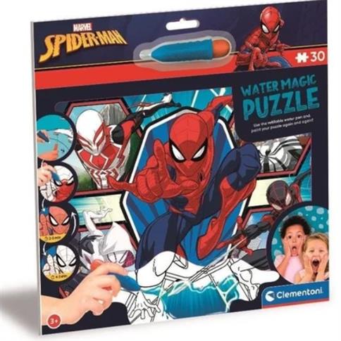 CLEMENTONI, PUZZLE, WATER MAGIC. SPIDERMAN MARVEL,