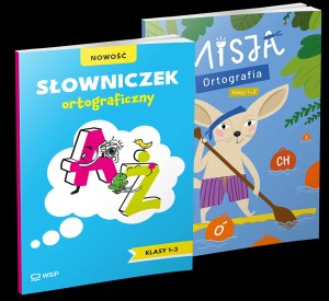 Słowniczek ortograficzny Misja Ortografia zestaw dla ucznia edukacja wczesnoszkolna klasy 1-3