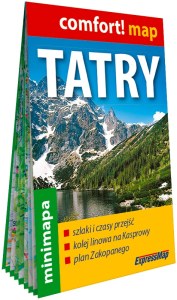 Tatry laminowana mapa turystyczna mini 1:80 000