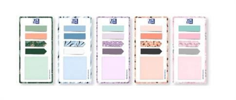 OXFORD, KARTECZKI SAMOPRZYLEPNE + INDEKSY, MIX