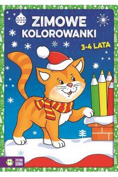 MALOWANKI. ZIMOWE KOLOROWANKI 3-4 LATA