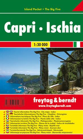 Capri Ischia mapa 1:30 000 Freytag & Berndt