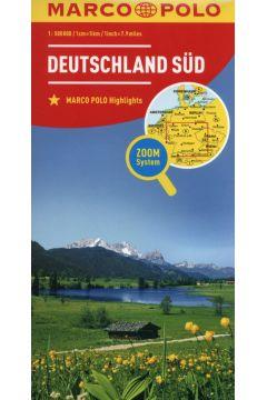 DEUTSCHLAND SUD MARCO POLO HIGHLIGHTS 1:500 000