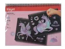 ZDRAPYWANKI JEDNOROŻCE 24 ARKUSZE