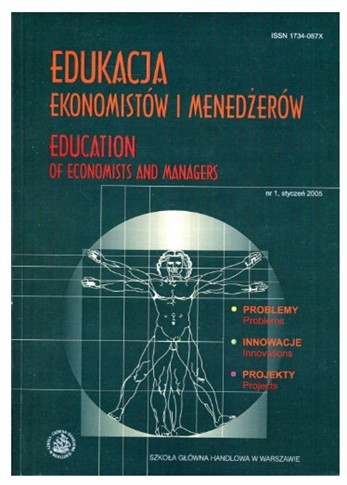EDUKACJA EKONOMISTÓW I MENEDŻERÓW