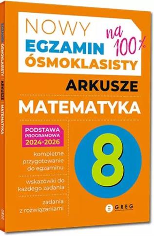NOWY EGZAMIN ÓSMOKLASISTY - ARKUSZE. MATEMATYKA 20